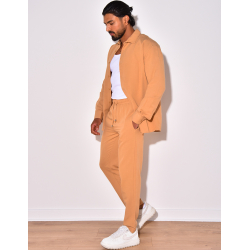 Ensemble pantalon et chemise manches longues Ensemble pantalon et chemise manches longues