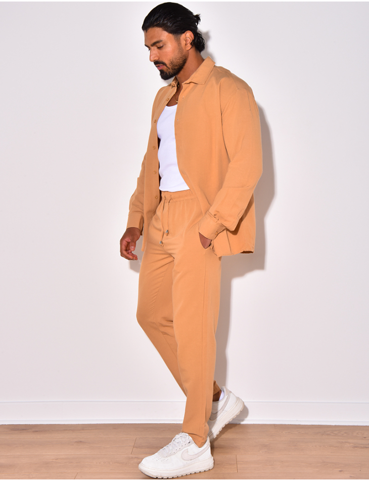 Ensemble pantalon et chemise manches longues Ensemble pantalon et chemise manches longues