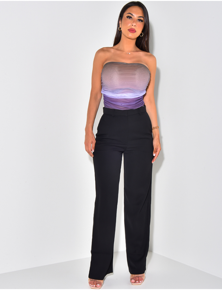 Crop top en mesh Crop top en mesh