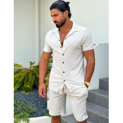 Ensemble short et chemise en coton Ensemble short et chemise en coton