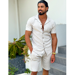 Ensemble short et chemise en coton Ensemble short et chemise en coton
