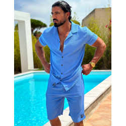Ensemble short et chemise en coton Ensemble short et chemise en coton