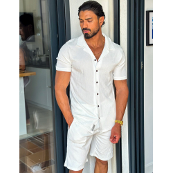 Ensemble short et chemise en coton Ensemble short et chemise en coton