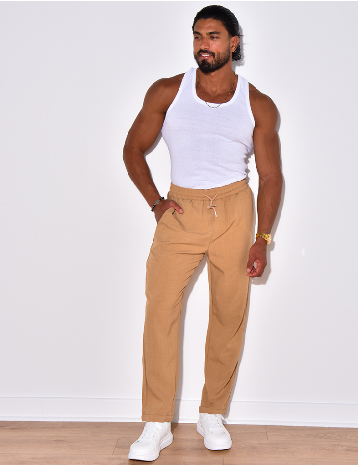 Pantalon resseré à la taille Pantalon resseré à la taille