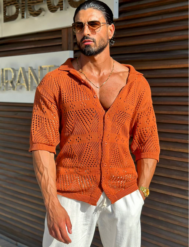 Chemise ajourée