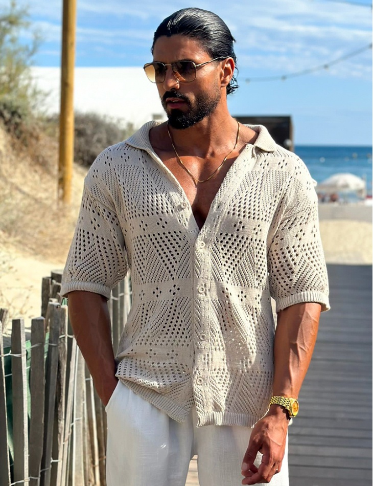 Chemise ajourée
