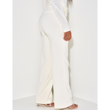 Pantalon de tailleur coupe droite Pantalon de tailleur coupe droite