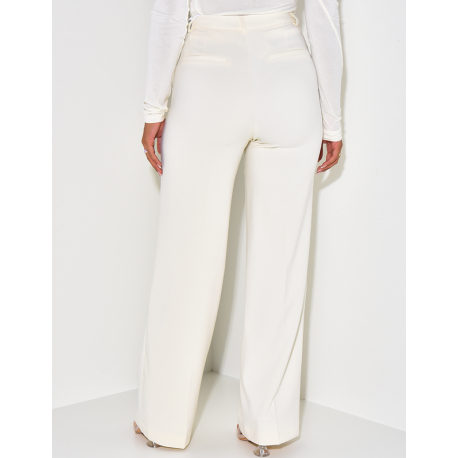 Pantalon de tailleur coupe droite Pantalon de tailleur coupe droite