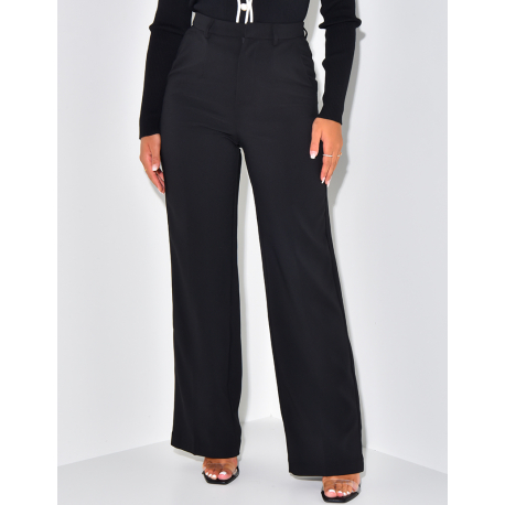 Pantalon de tailleur coupe droite Pantalon de tailleur coupe droite