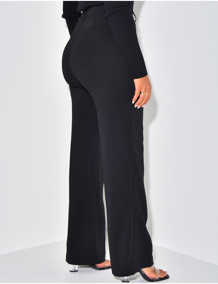 Pantalon de tailleur coupe droite Pantalon de tailleur coupe droite