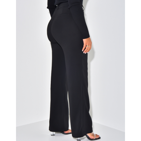Pantalon de tailleur coupe droite Pantalon de tailleur coupe droite