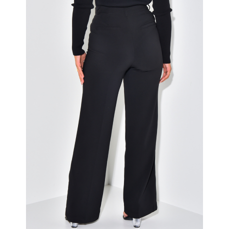 Pantalon de tailleur coupe droite Pantalon de tailleur coupe droite