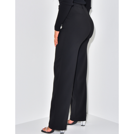 Pantalon de tailleur coupe droite Pantalon de tailleur coupe droite