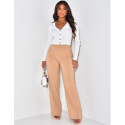 Straight-leg tailored trousers Straight-leg tailored trousers