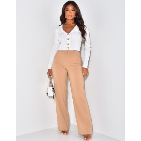 Straight-leg tailored trousers Straight-leg tailored trousers