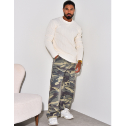 Pantalon à poches camouflage Pantalon à poches camouflage