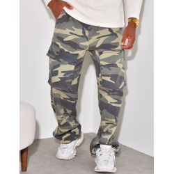 Pantalon à poches camouflage Pantalon à poches camouflage
