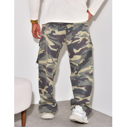 Pantalon à poches camouflage Pantalon à poches camouflage