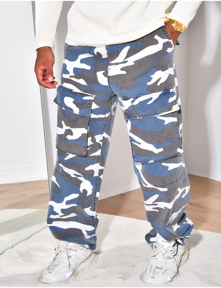 Pantalon à poches camouflage Pantalon à poches camouflage