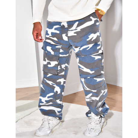 Pantalon à poches camouflage Pantalon à poches camouflage