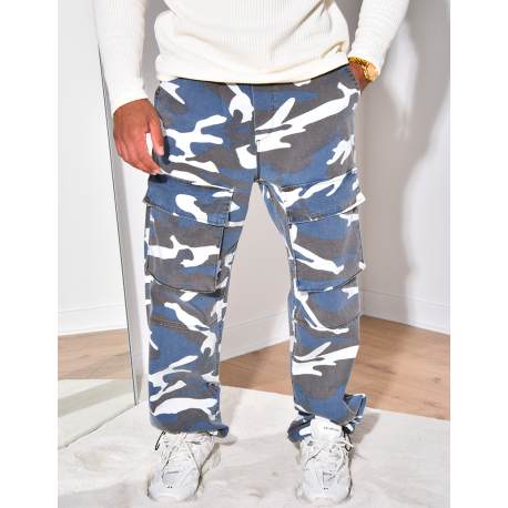 Pantalon à poches camouflage Pantalon à poches camouflage