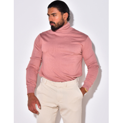 Pull col roulé