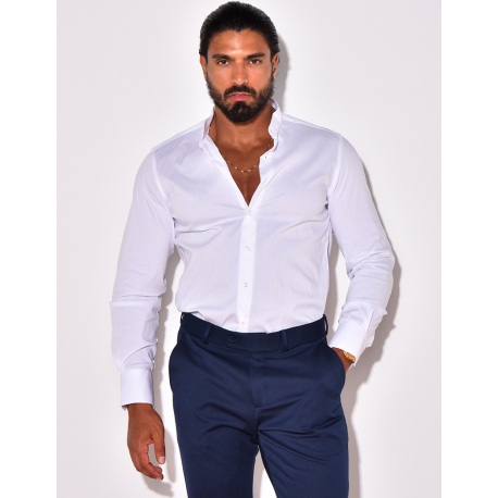 Chemise manches longues col rond Chemise manches longues col rond