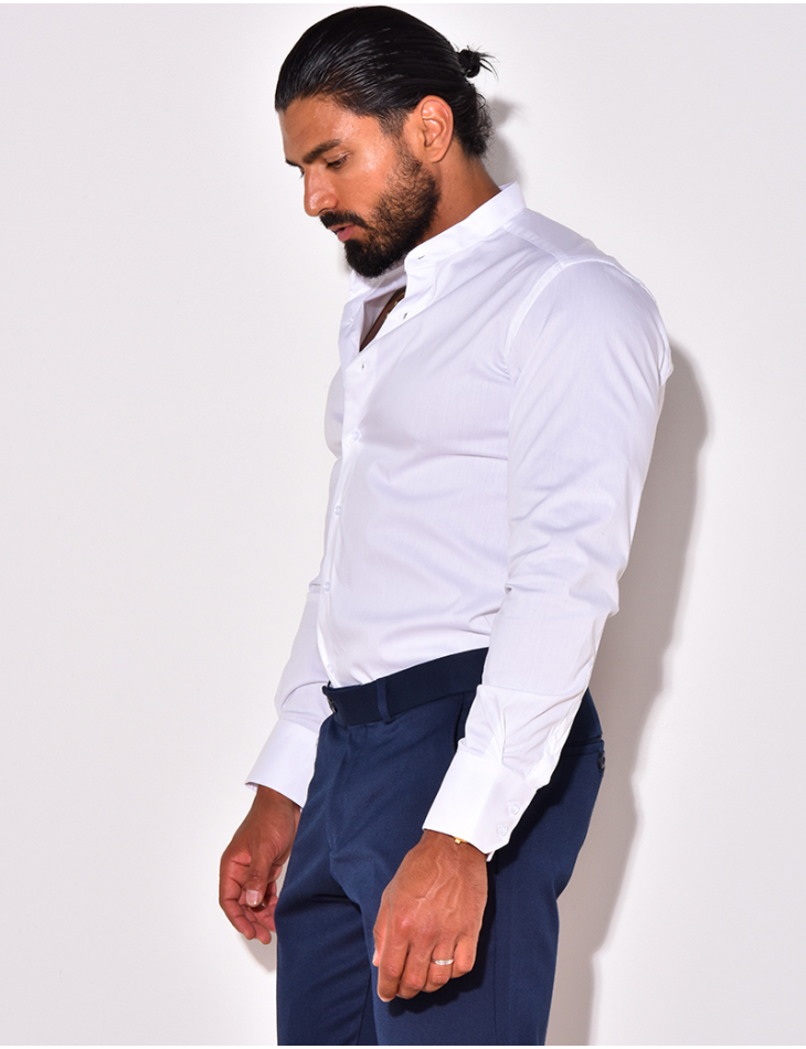 Chemise manches longues col rond Chemise manches longues col rond