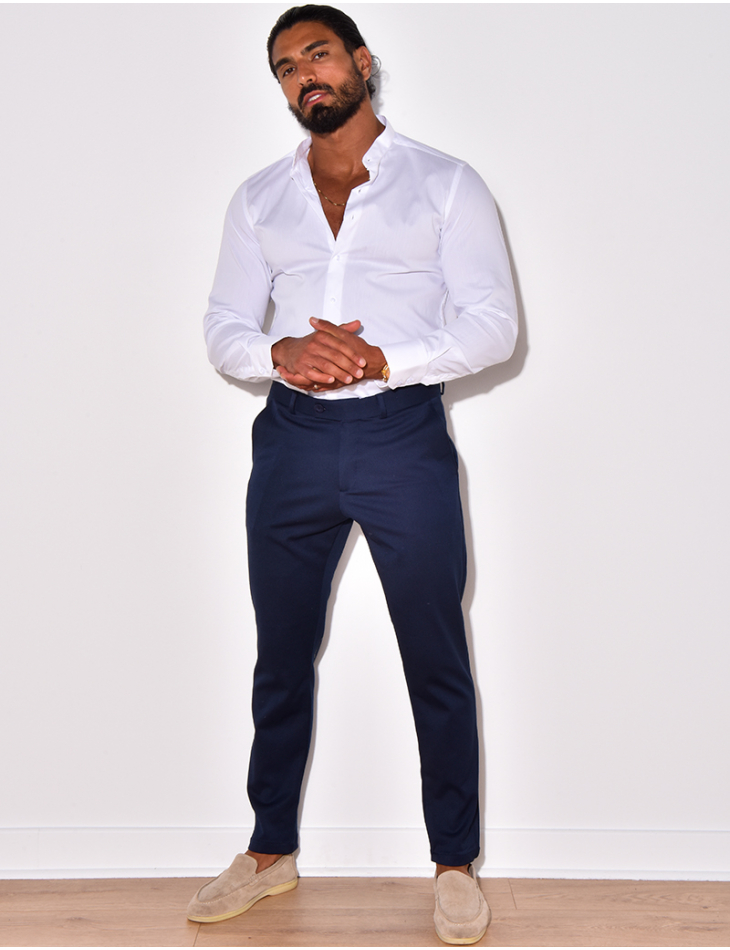 Chemise manches longues col rond Chemise manches longues col rond