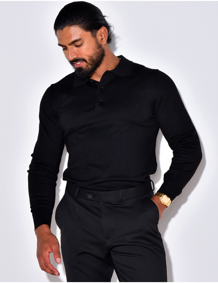 Polo côtelé