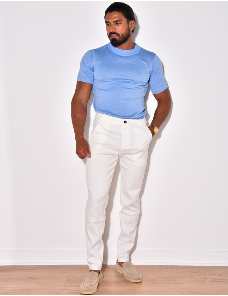 Pull fin à col rond Pull fin à col rond