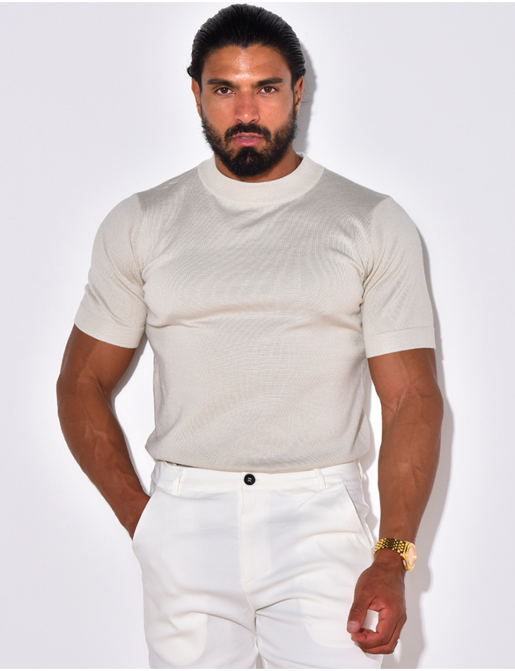 Pull fin à col rond Pull fin à col rond