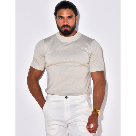 Pull fin à col rond Pull fin à col rond