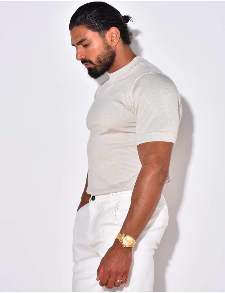 Pull fin à col rond Pull fin à col rond