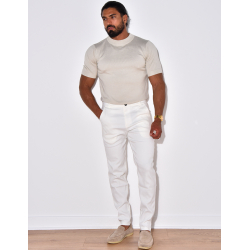 Pull fin à col rond Pull fin à col rond