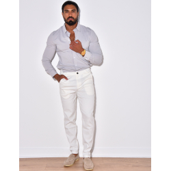 Chemise manches longues à rayures