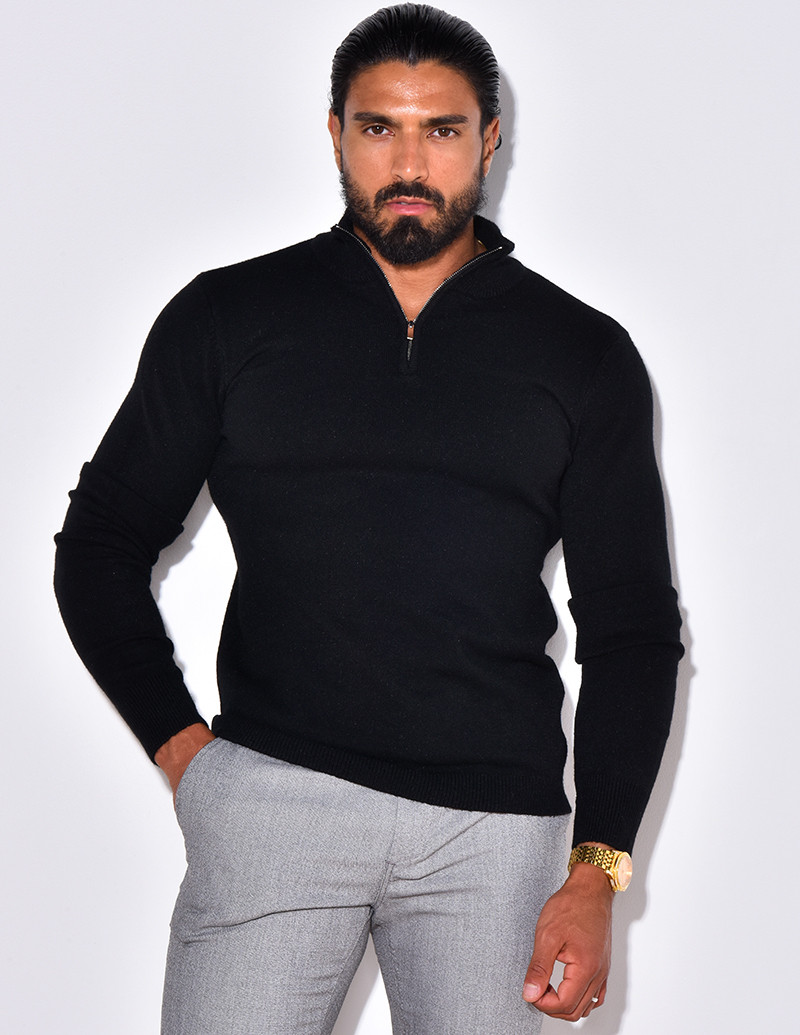 Pull à fermeture éclaire