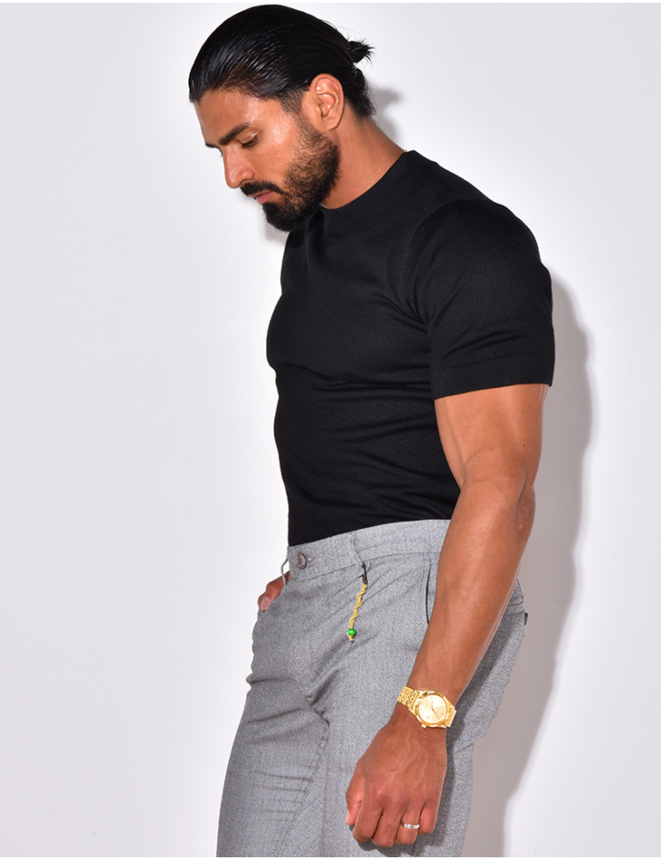 Pull fin à col rond Pull fin à col rond