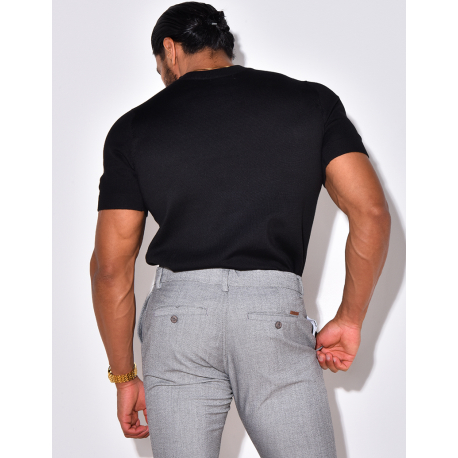 Pull fin à col rond Pull fin à col rond