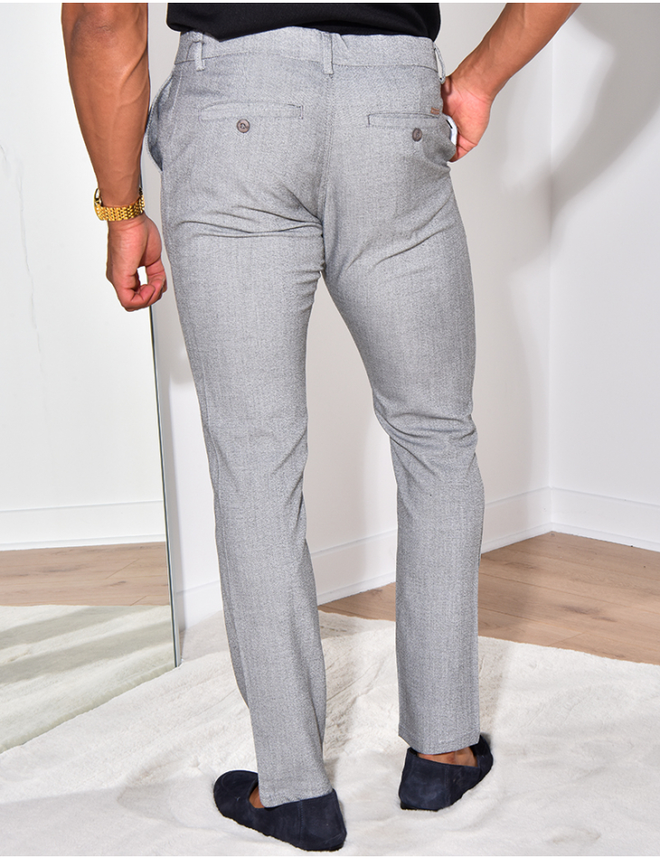 Pantalon chiné à breloques Pantalon chiné à breloques