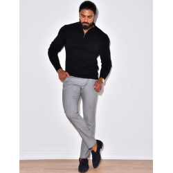 Pantalon chiné à breloques Pantalon chiné à breloques