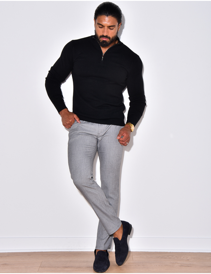 Pantalon chiné à breloques Pantalon chiné à breloques