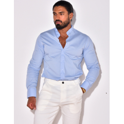 Chemise manches longues col rond