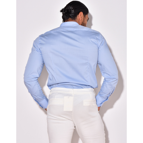 Chemise manches longues col rond