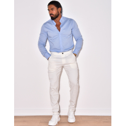 Chemise manches longues col rond