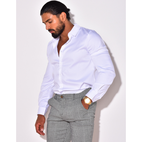 Chemise manches longues satinée Chemise manches longues satinée