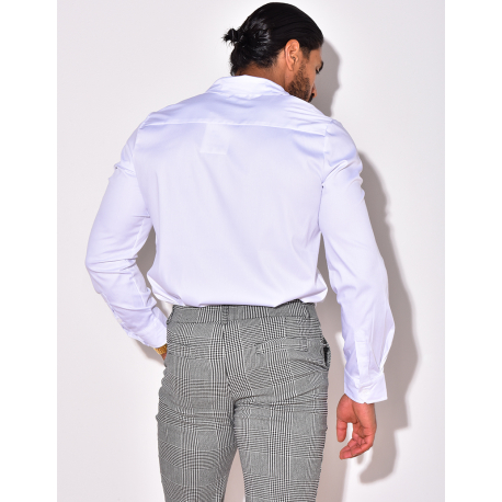 Chemise manches longues satinée Chemise manches longues satinée