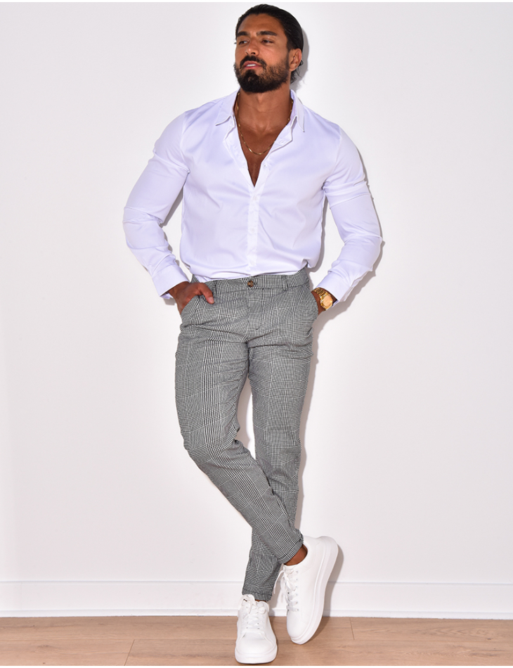 Chemise manches longues satinée Chemise manches longues satinée