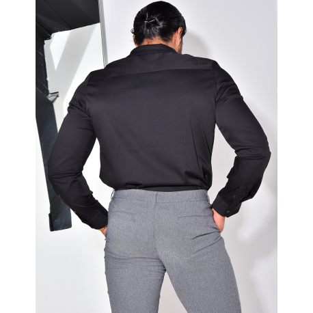 Chemise manches longues satinée Chemise manches longues satinée