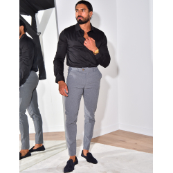 Chemise manches longues satinée Chemise manches longues satinée